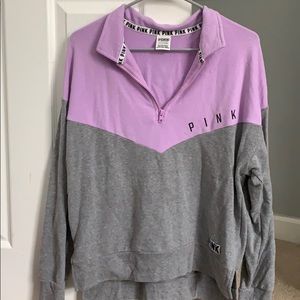 Victoria secret pink quarter zip